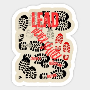 Be A Leader Sticker